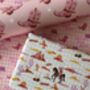 Wild West Pink Cowgirl Collection Wrapping Paper, thumbnail 10 of 11