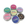 Happy Christmas Wildflower Stocking Filler Gifts Set Of Six Mini Tins, thumbnail 6 of 6