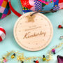 Christmas Poem Tree Decoration, thumbnail 1 of 4