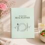 Green A4 Weekly And Monthly Meal Planner Book, thumbnail 1 of 12