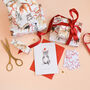 Dog Breed Eco Friendly Christmas Wrapping Paper Pack, thumbnail 2 of 7