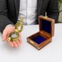 Personalised Brass British Army Prismatic Marching Compass, thumbnail 11 of 12