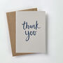 'Thank You' Dots Letterpress Card, thumbnail 2 of 3