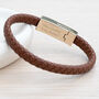 Personalised Men's Secret Message Usb Cable Bracelet, thumbnail 1 of 12