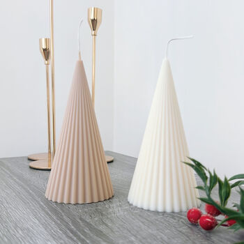 Christmas Tree Candle Modern Christmas Decoration, 5 of 10