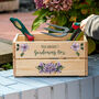 Personalised Floral Gardening Crate, thumbnail 2 of 2