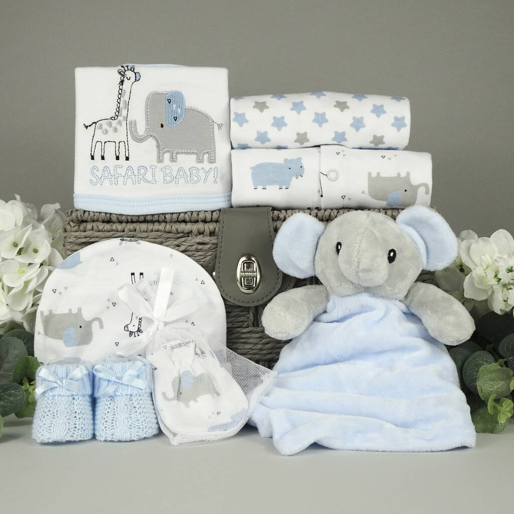 Safari Baby New Baby Gift Hamper By The Baby Hamper Store