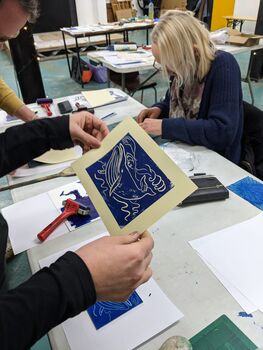 Lino Printing Experience For Two In Bristol, 2 of 9