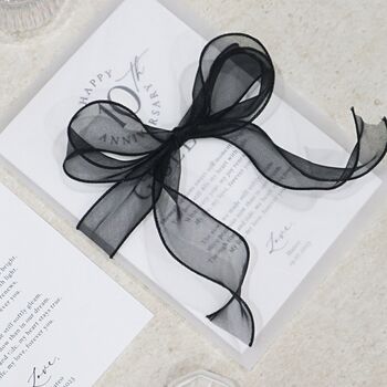 Personalised 10th Wedding Anniversary Card For Him Her Luxury Gift Handmade, 4 of 9