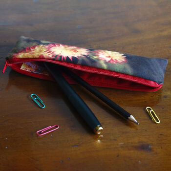 Flower Pencil Case Luxury Velvet, 8 of 11