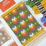Bargello Tapestry Kit, Easter Eggs, Wall Hanging, thumbnail 1 of 5