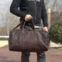 Genuine Leather Duffle, thumbnail 8 of 12