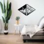 Day And Night Triangular Wooden Wall Art For Any Room, thumbnail 8 of 9