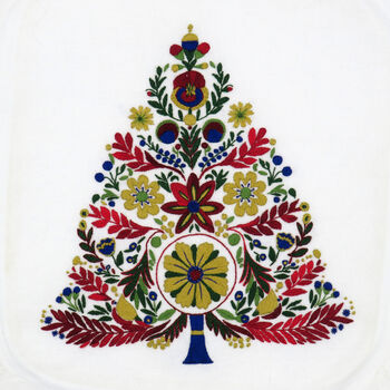 Yuletide Festive Christmas Holidays Hand Embroidery Kit, 3 of 12