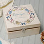 Personalised New Baby Wooden Memory Box, thumbnail 2 of 4