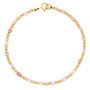 Dainty Gold And Scattered Pale Pink Opal Bracelet, thumbnail 1 of 2