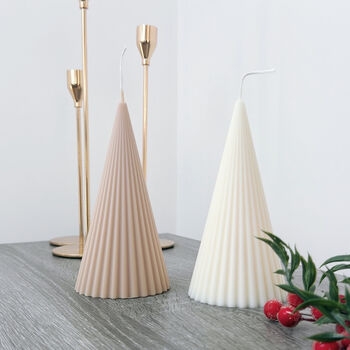 Christmas Tree Candle Modern Christmas Decoration, 6 of 10