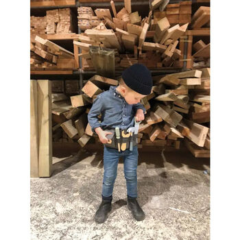 Personalised Wooden Tools Belt Toy, 5 of 5