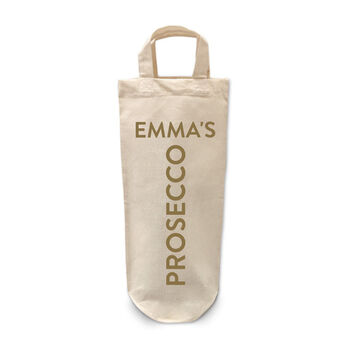 Personalised Prosecco Bottle Gift Bag, 3 of 4