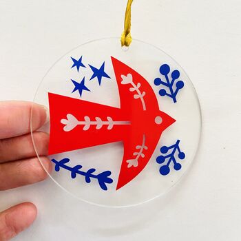 Folk Art Christmas Ornament, 3 of 9