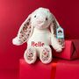 Personalised Blossom Cream Bunny Soft Toy, thumbnail 1 of 7
