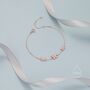 Cz Butterfly Floating Bracelet Sterling Silver, thumbnail 4 of 10