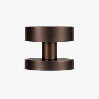 Brass Bronze Mortice Door Knobs With Gloss Insert, 4 of 7