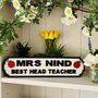 Personalised Teacher Name Wooden Double Roadsign, thumbnail 10 of 12