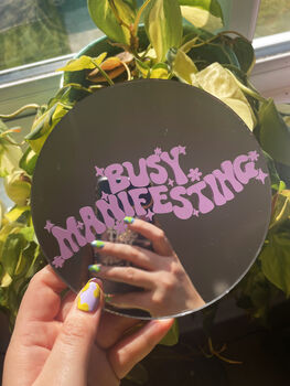 Busy Manifesting Mini Mirror, 3 of 6