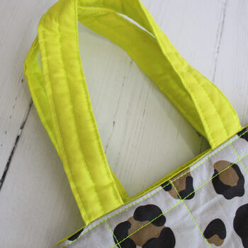 Leopard Mini Tote Bag, 5 of 11