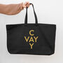 Giant Oversized Holiday Weekend 'Vaycay' Tote Bag, thumbnail 2 of 2