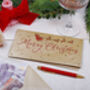 Christmas Money Envelopes With Santa On Sleigh Design For Gift Cards, Concert Tickets And Vouchers, thumbnail 2 of 3