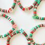Christmas Heishi Disc Bead Bracelet, thumbnail 2 of 7