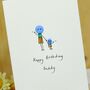 Personalised 'Button Daddy' Handmade Card, thumbnail 3 of 12