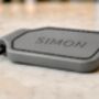 Grey Leather Personalised Key Fob, Keyring, thumbnail 6 of 6