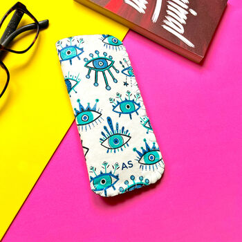 Blue Eyes Glasses Case Personalised, 2 of 3