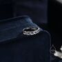 Sterling Silver Delicate Curb Chain Ring, thumbnail 6 of 9