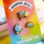 Rainbow Enamel Pin Set, thumbnail 2 of 3