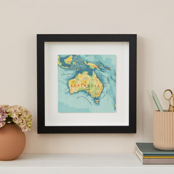 Personalised Australia Map Print Wall Art, 2 of 5