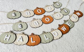 Boo Bunting Banner Halloween Wooden Party Garland, 2 of 9