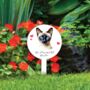 Personalised Cat Love Heart Memorial Grave Marker, thumbnail 8 of 12