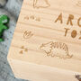 Personalised Dinosaur Kids Keepsake Memory Box, thumbnail 3 of 4