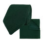 Wedding Handmade Knitted Bow Tie In Dark Green, thumbnail 6 of 6