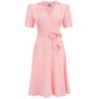 Nancy Dress In Blossom Pink Vintage 1940s Style, thumbnail 1 of 3