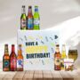 Around The World Lager Happy Birthday Craft Beer Gift Box, thumbnail 1 of 4