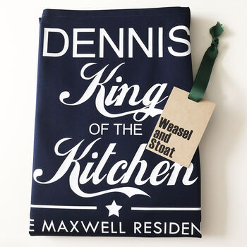 Personalised King Of The Kitchen Apron, 2 of 9