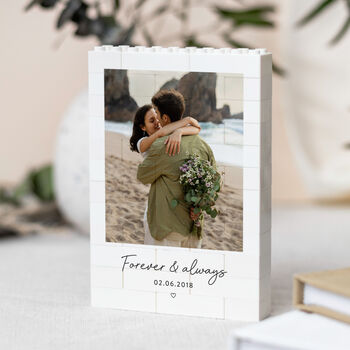 Personalised Romantic Couple Photo Block Keepsake Gifts, 10 of 10