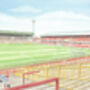 Sunderland Fc Roker Park Stadium One Art Print, thumbnail 2 of 3