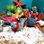 Handmade Felt Sammy Snowcrab Christmas Crab, thumbnail 2 of 3