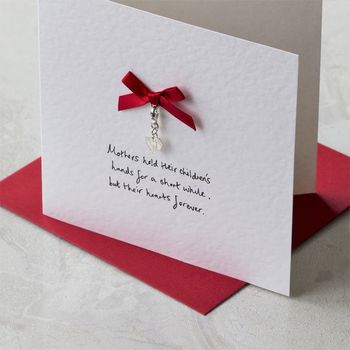 Personalised Gift Cards With Heart Charm Keepsake, 4 of 6